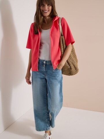 CECIL Sweatjacke in Orange