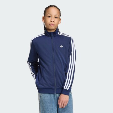 ADIDAS ORIGINALS Sweat jacket 'Firebird' in Blue: front