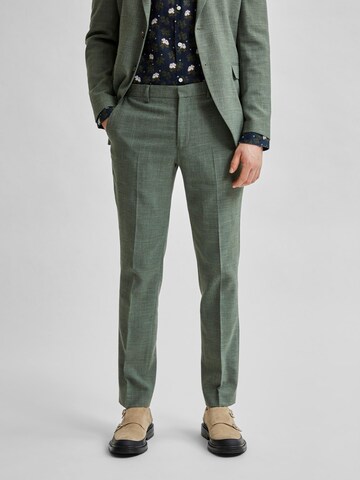 SELECTED HOMME Slimfit Pantalon 'Oasis' in Groen: voorkant