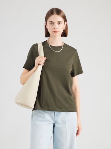 PIECES Shirt 'PCRIA' in Groen: voorkant