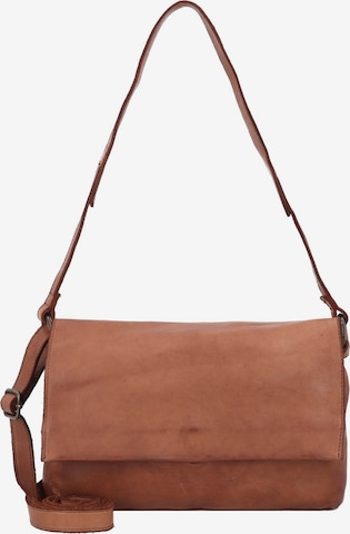 Harold's Shoulder Bag 'Submarine' in Brown: front