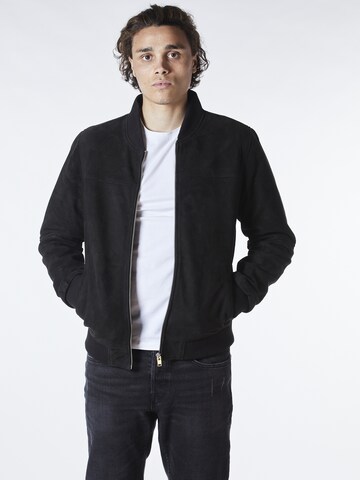 Veste mi-saison 'Mikey Bomber Sued' Bolongaro Trevor en noir : devant