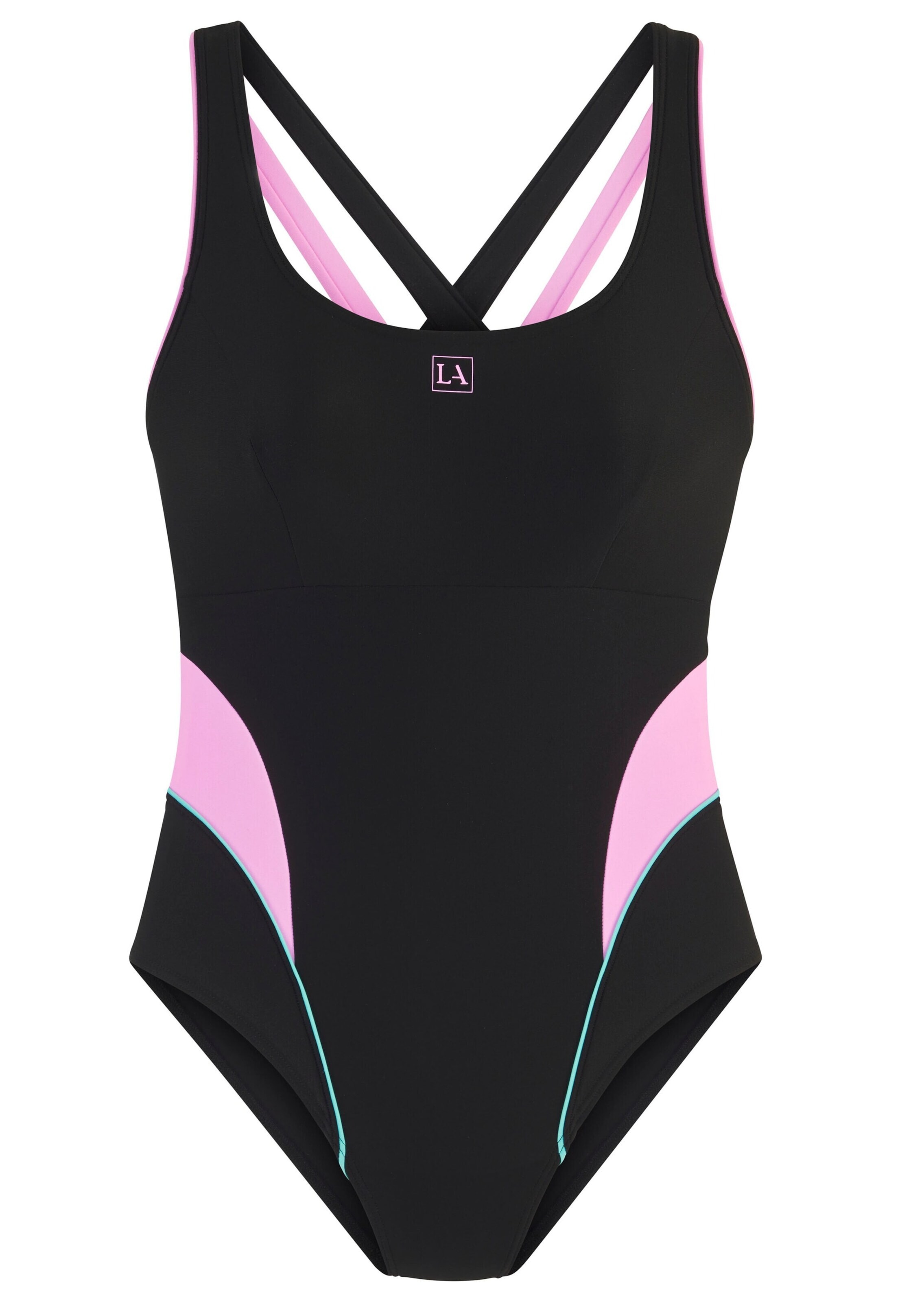 LASCANA ACTIVE Active Swimsuit in Black: front