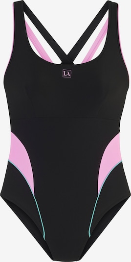 LASCANA ACTIVE Sportski kupaći kostim u crna / bijela, Pregled proizvoda