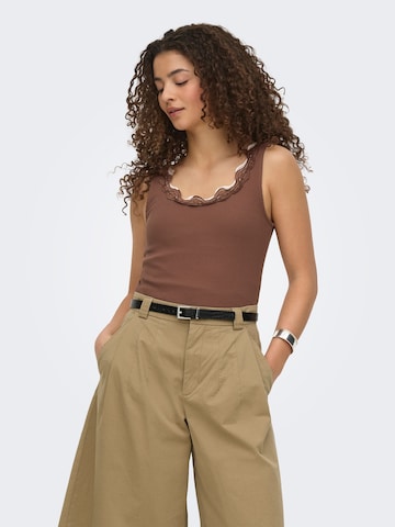 Haut 'ONLTine' ONLY en marron