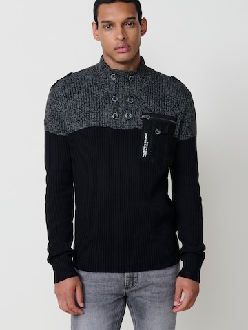 KOROSHI Pullover i sort: forside