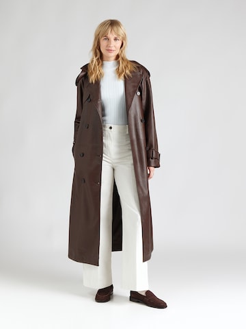 Calvin Klein Jeans Baggy Kalhoty s puky – bílá