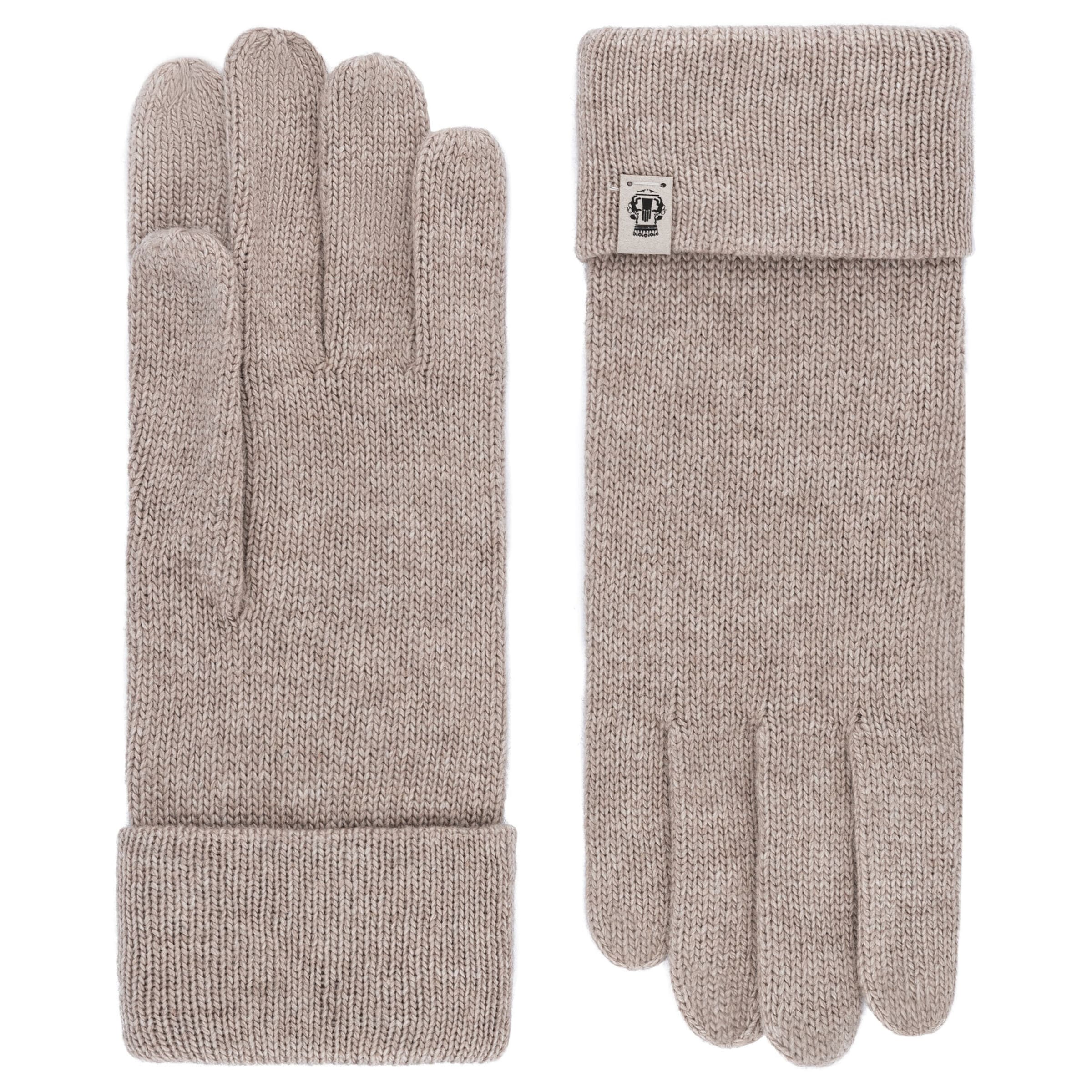 Roeckl Strickhandschuhe 'ESSENTIALS' in Beige: Vorderseite