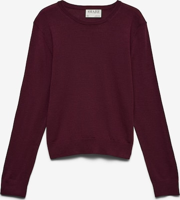 Pull-over 'AWCara' VERO MODA en violet : devant