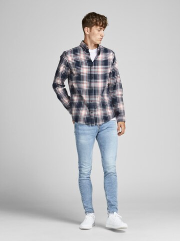 JACK & JONES Slim fit Overhemd in Wit