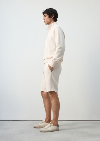 MANGO MAN Sweatshirt in Beige