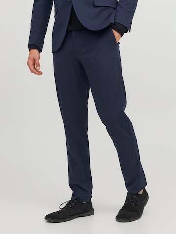 Regular Pantalon à plis 'JONES' JACK & JONES en bleu : devant