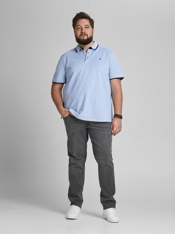 Jack & Jones Plus Poloshirt 'Paulos' in Blau