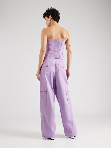 Samsøe Samsøe Wide leg Pants 'Chi' in Purple