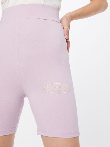 Skinny Pantaloni di Missguided in lilla