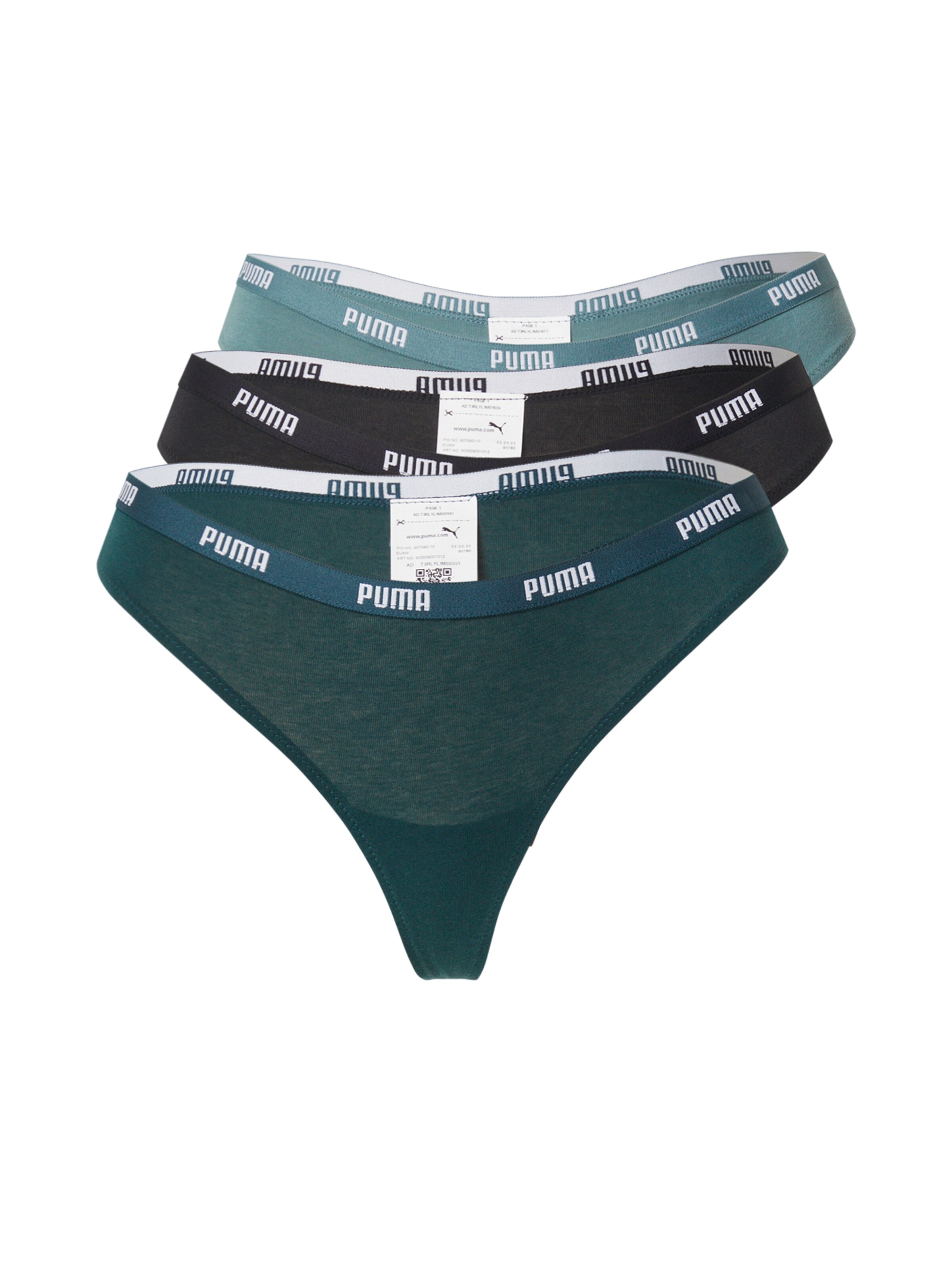 PUMA Slip in Green: front