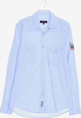U.S. POLO ASSN. Button Up Shirt in S in Blue: front