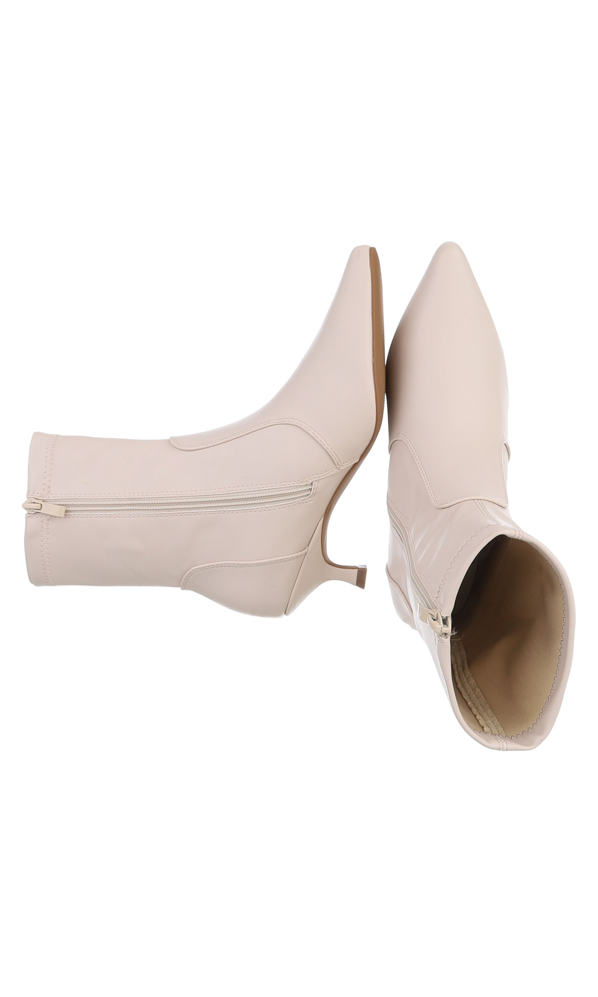 Ital-Design Stiefelette in Beige