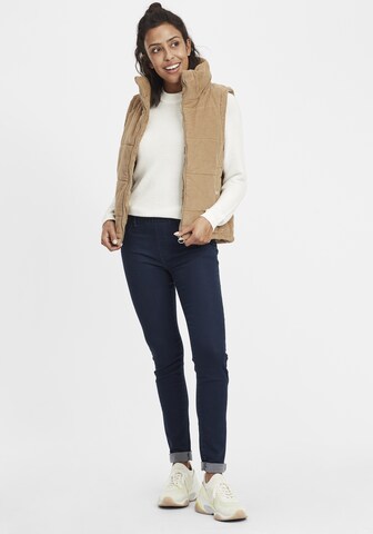 Gilet 'Videma' Oxmo en marron