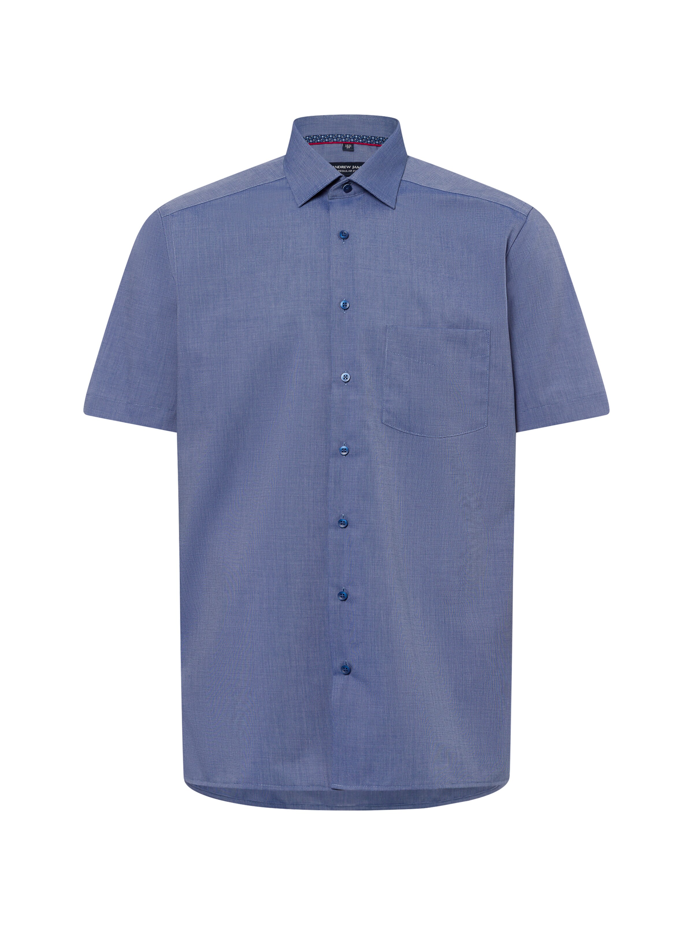Andrew James Button Up Shirt in Blue: front