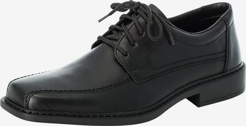 Chaussure à lacets Rieker en noir : devant