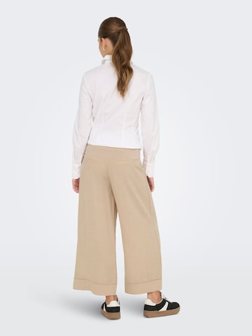 Wide Leg Pantalon ONLY en beige