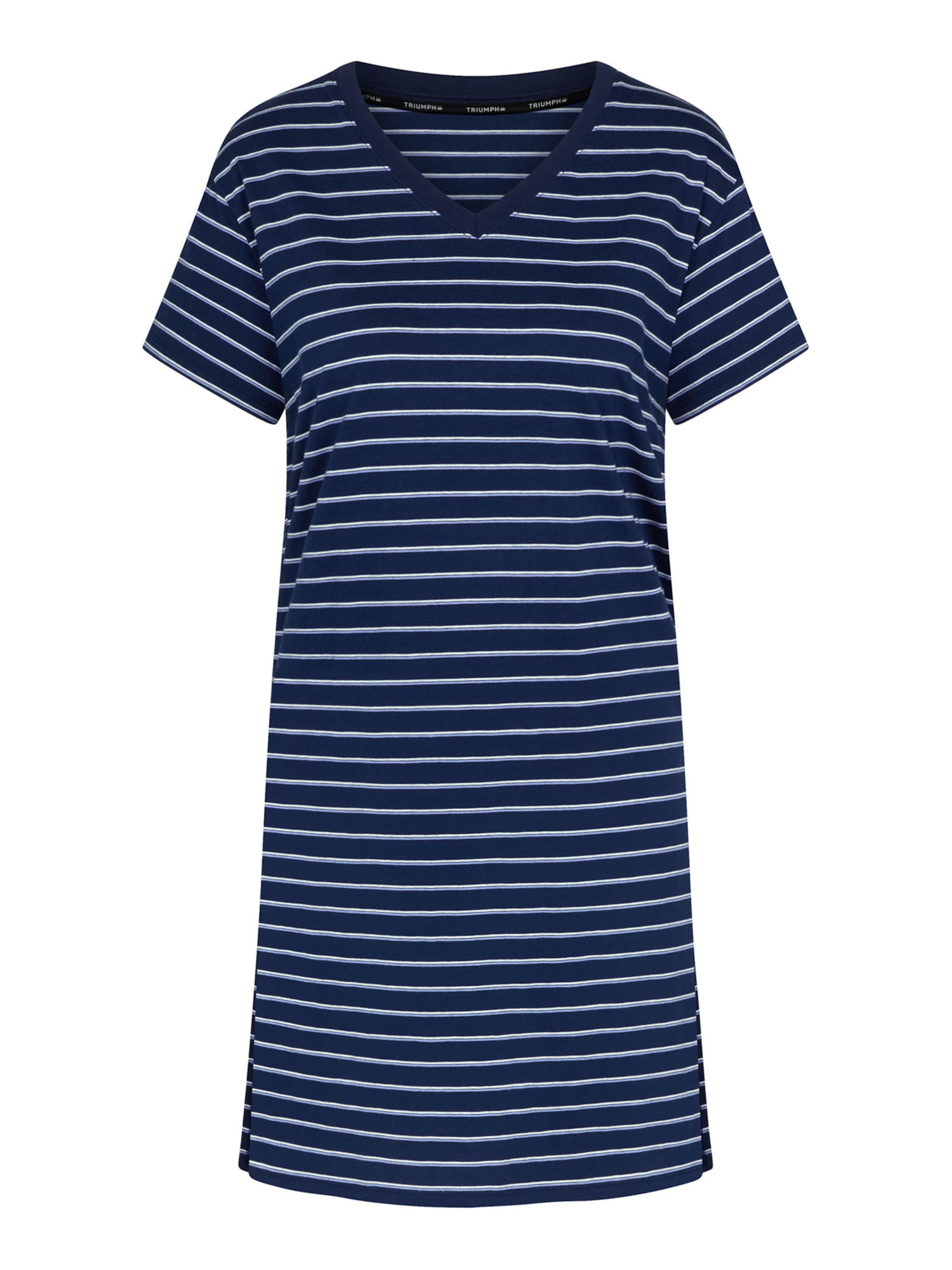 Chemise de nuit ' Red Label Nightdresses ' TRIUMPH en bleu : devant