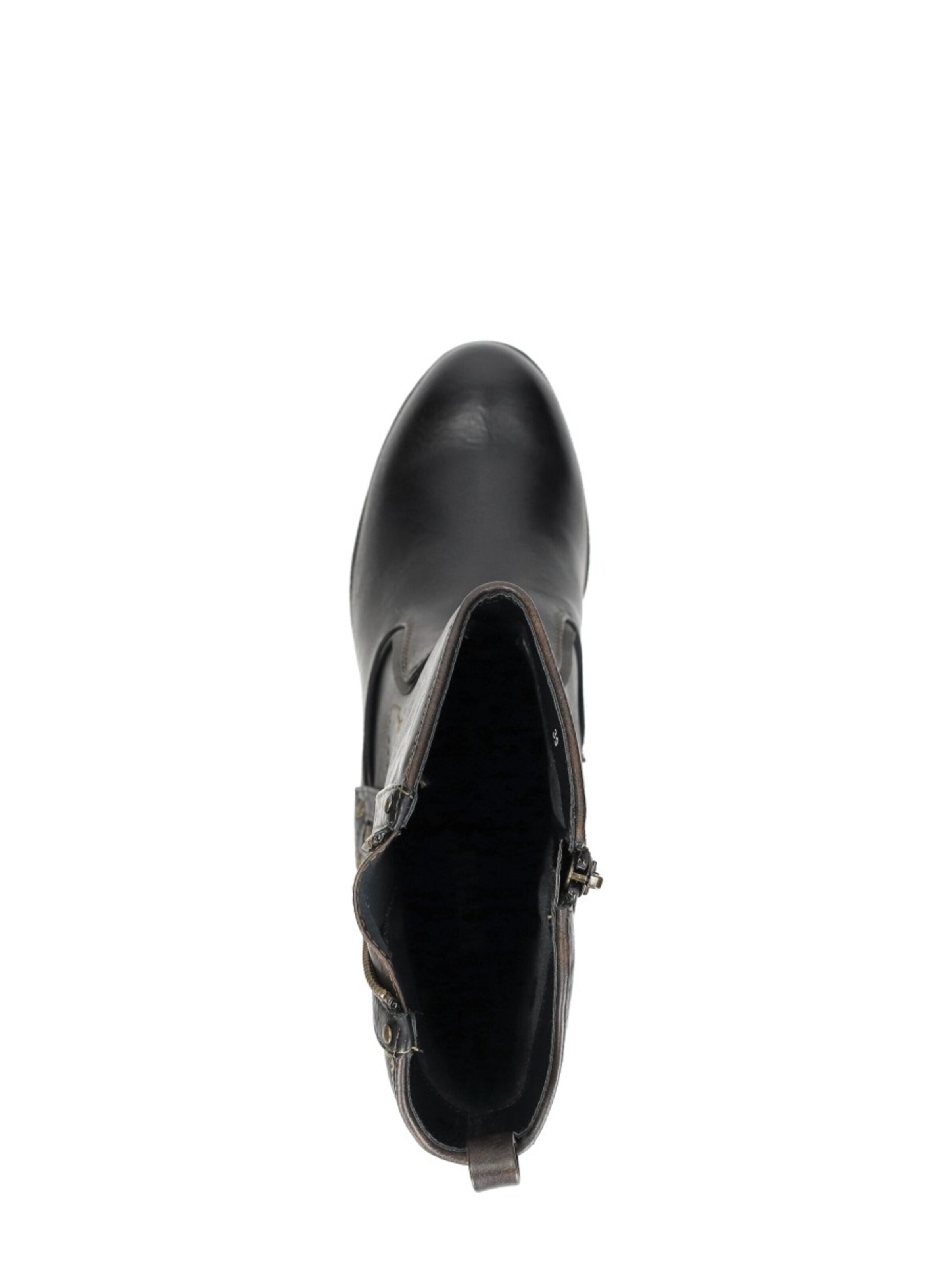 Boots 'Enkellaarsjes Hak' MUSTANG en noir