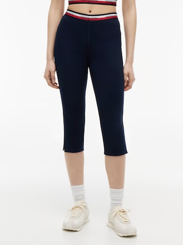 Tommy Jeans Skinny Leggingsit värissä sininen: etupuoli