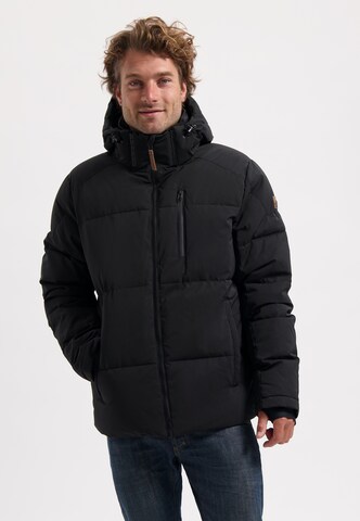 Travelin Winter Jacket 'Larsen' in Black: front