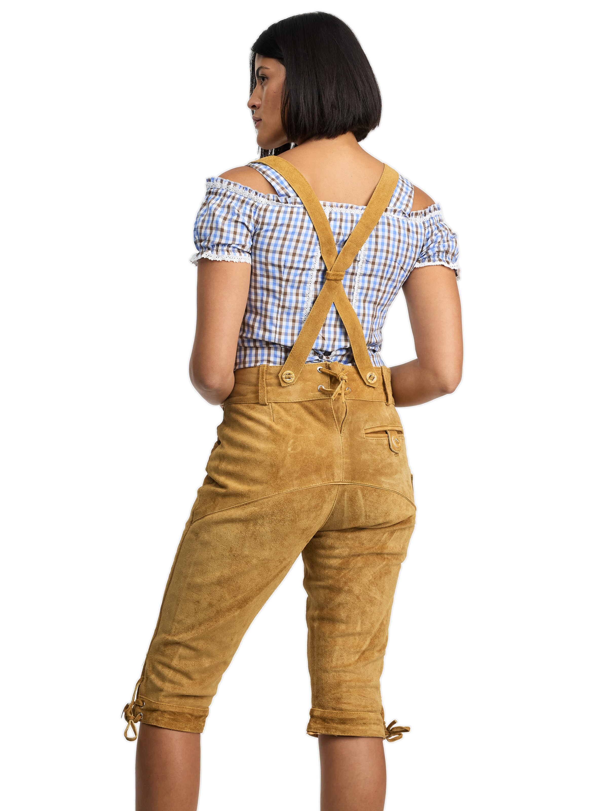 Steigenhöfer Regular Traditional Pants 'Clara' in Brown