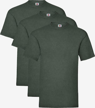 FRUIT OF THE LOOM Bluser & t-shirts 'T-shirt 3-pack' i grøn: forside