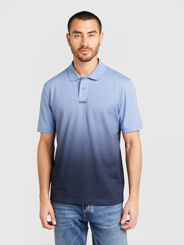 BOSS - Camiseta en azul: frente