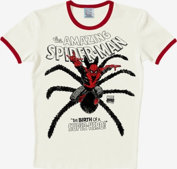 LOGOSHIRT Shirt 'Spider-Man' in Gemengde kleuren: voorkant