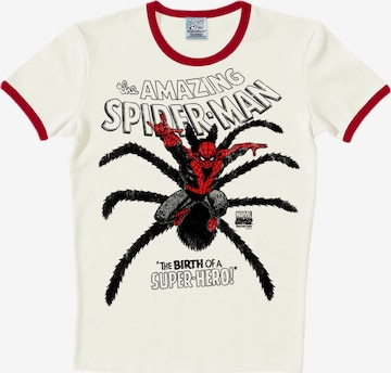 LOGOSHIRT T-Shirt 'Spider-Man' in Mischfarben: predná strana