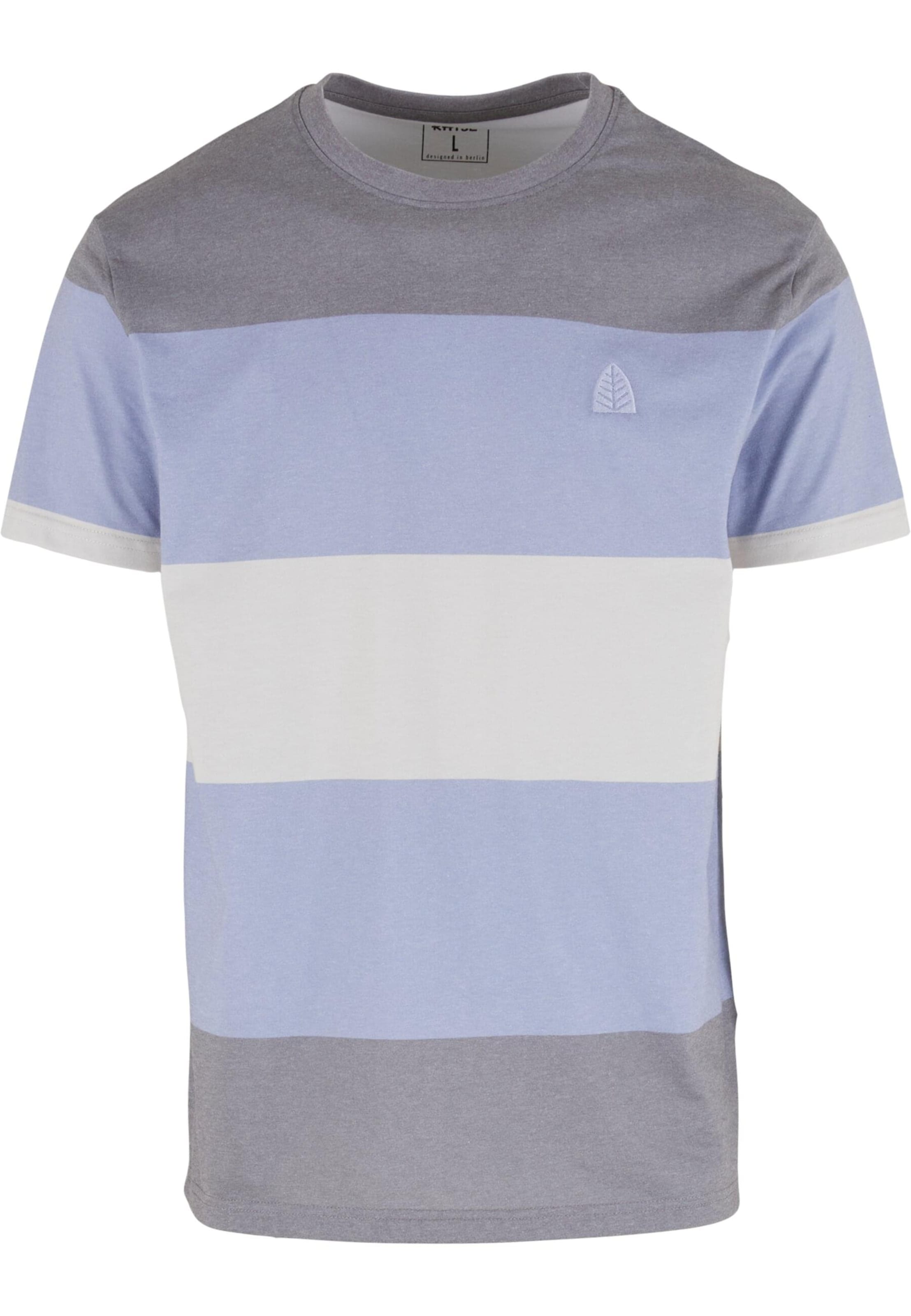 Just Rhyse Shirt 'Seaside' in Grey: front