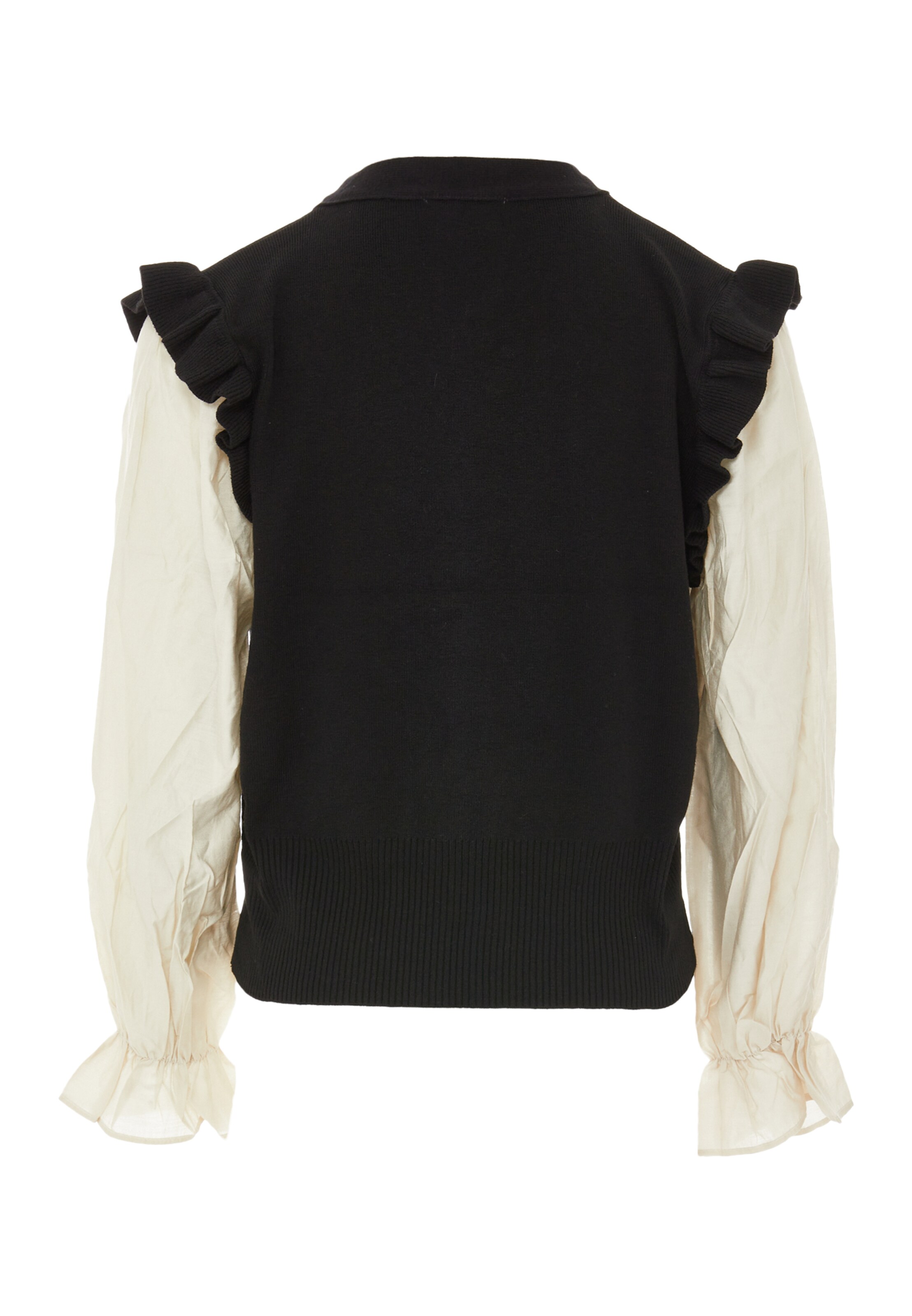 NAEMI - Casaco de malha em preto