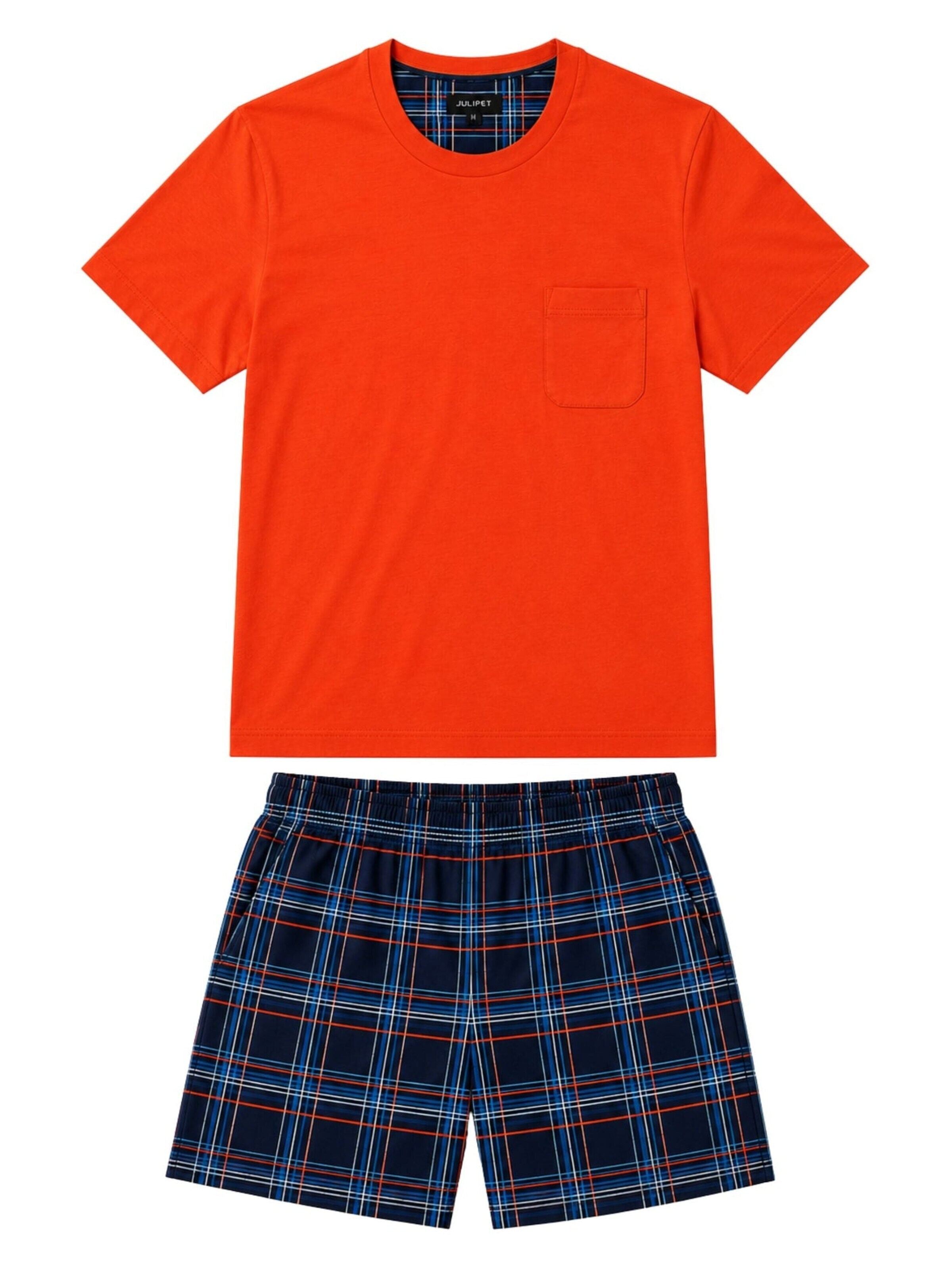 JULIPET Pajama short in Orange: front