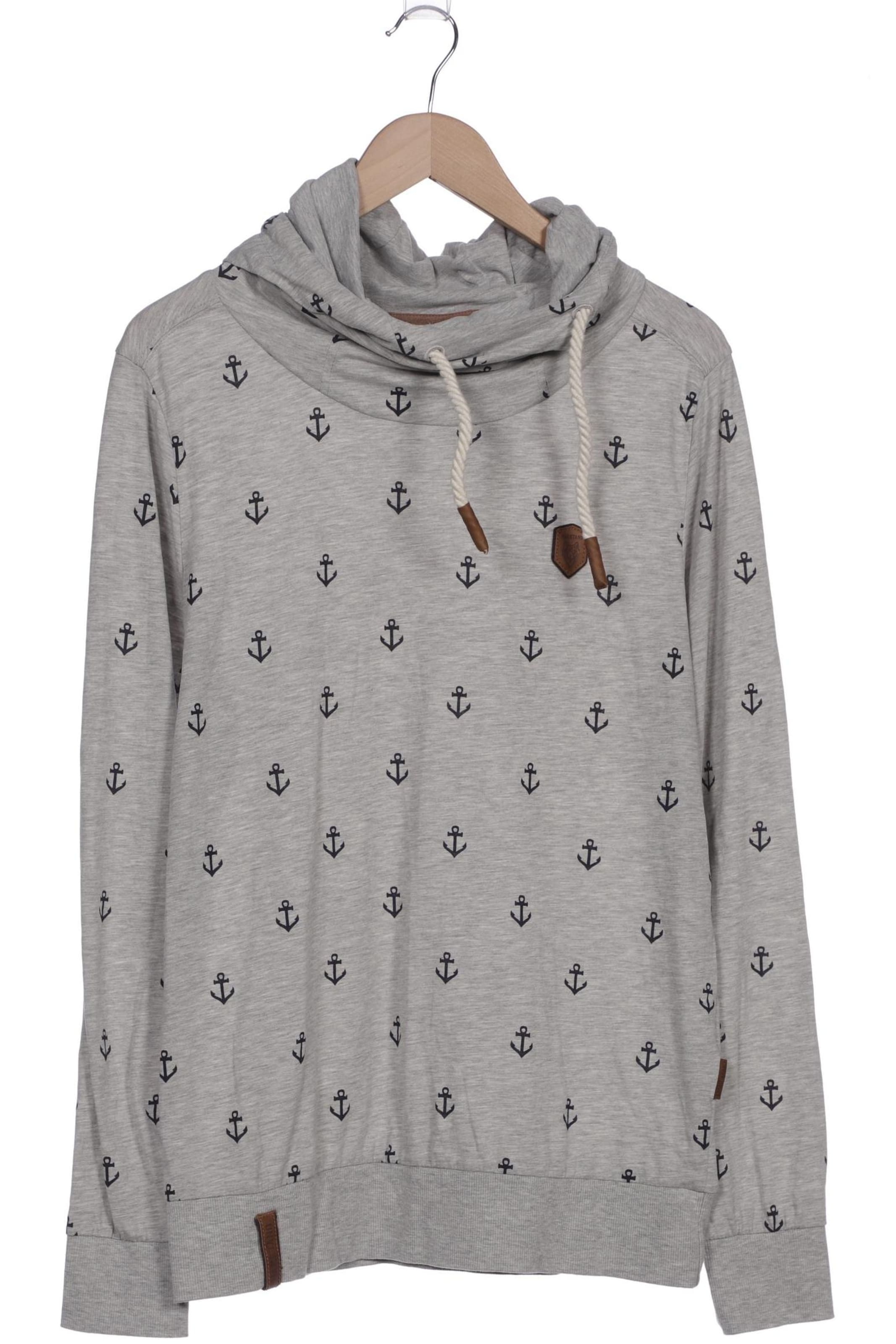 naketano Sweatshirt & Zip-Up Hoodie in L in Grey: front