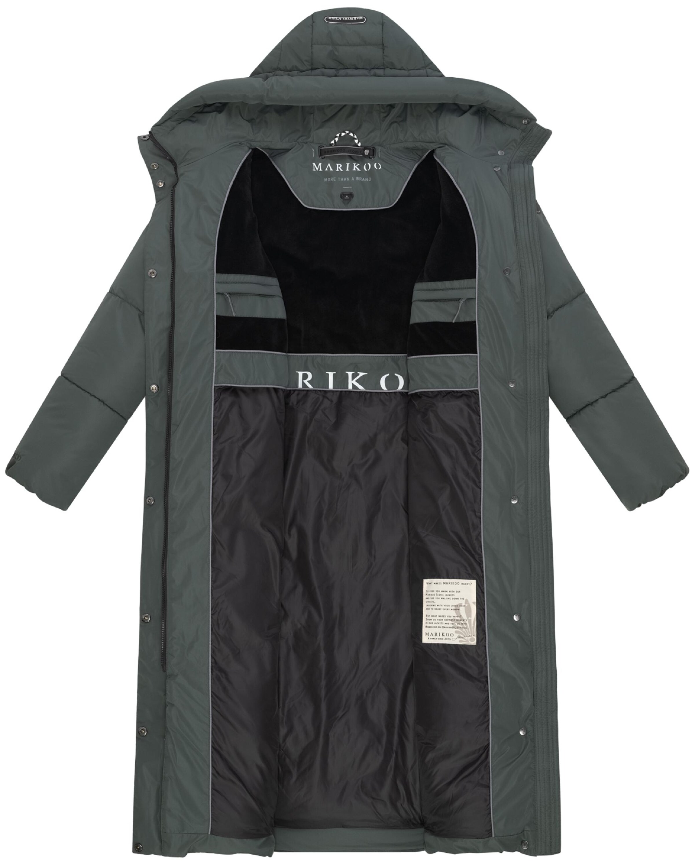 Manteau d’hiver MARIKOO en vert