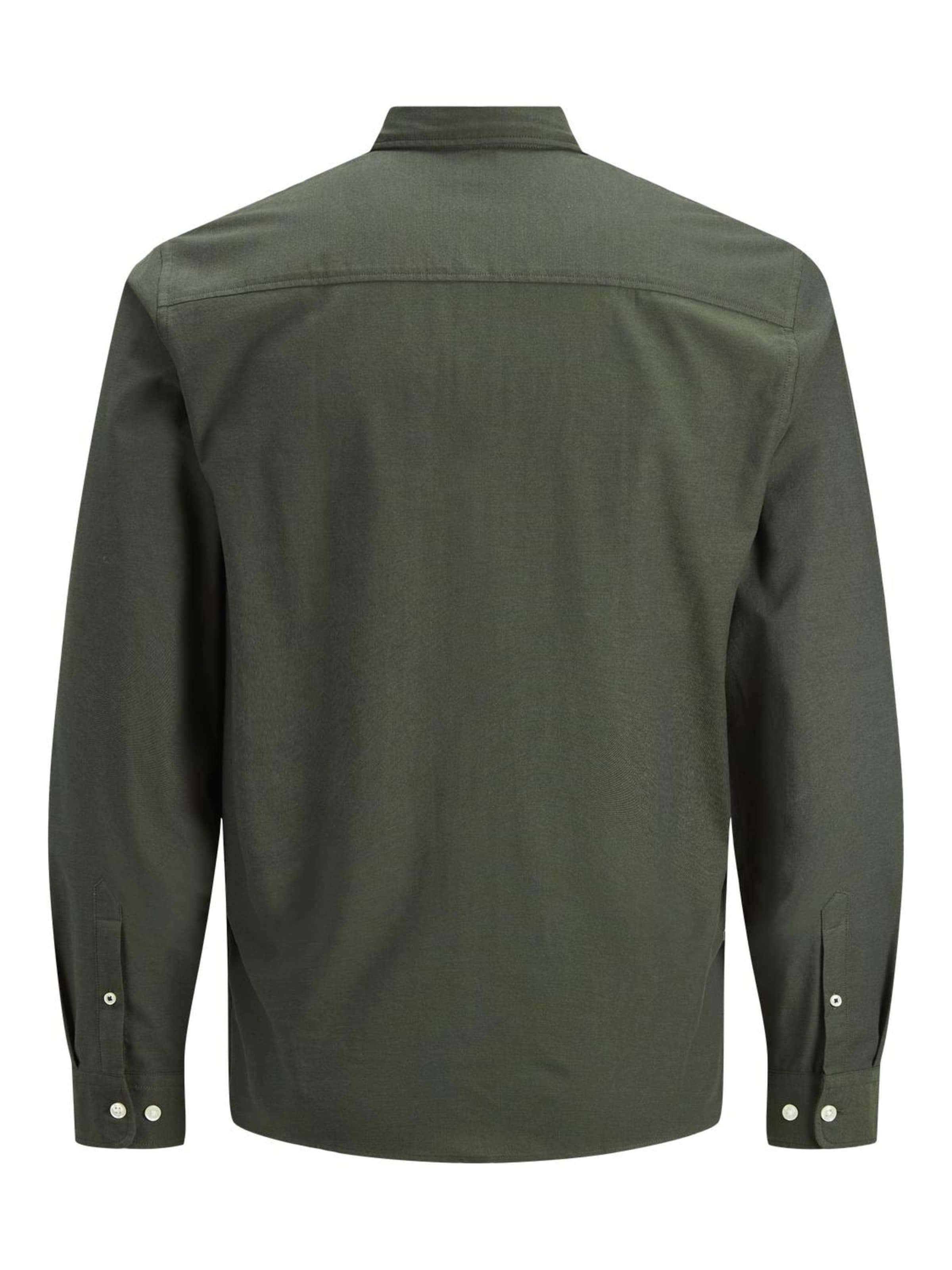 JACK & JONES Regular fit Πουκάμισο 'JJEOxford' σε πράσινο