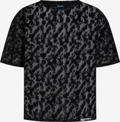 KARL LAGERFELD JEANS Majica veličine L u siva / crna, Pregled proizvoda