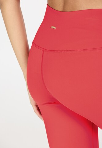 Athlecia Skinny Sporthose 'Bloom' in Rot