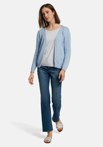 Peter Hahn Knit Cardigan in Blue