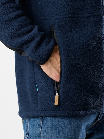 SWEDEMOUNT Fleece jas 'Nordkap' in Blauw