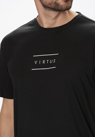 Virtus Shirt 'HODDIE M S-S' in Zwart