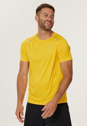 ENDURANCE Performance Shirt 'Lasse' in Yellow: front