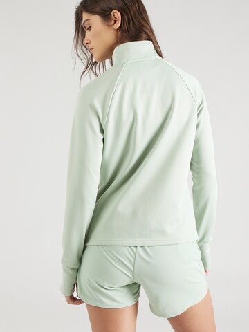 ONLY PLAY Athletic Zip-Up Hoodie 'JETTA' in Green