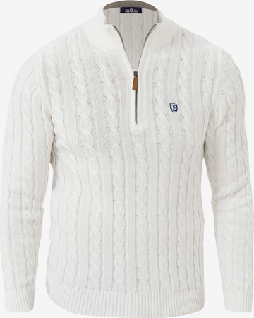 Jimmy Sanders Sweater in White: front