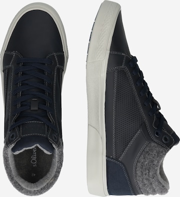 s.Oliver Sneakers hoog in Blauw